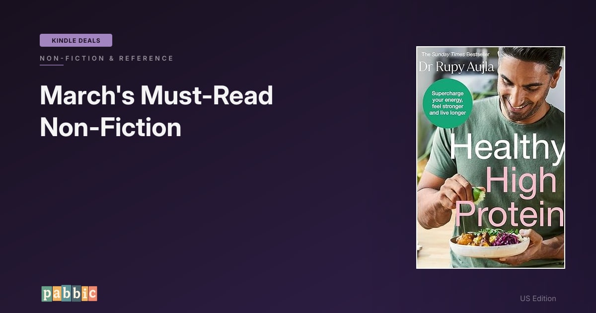 🇺🇸 March's Essential Non-Fiction & Reference Kindle Picks